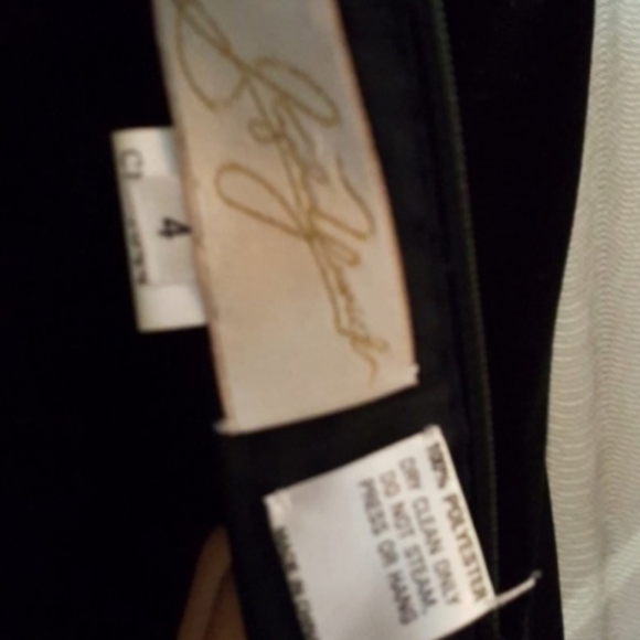 Vintage 1980s 1990s Stephen Yearick Lillie Rubin Sweetheart Sequined Mesh Dress - Picture 3 of 8